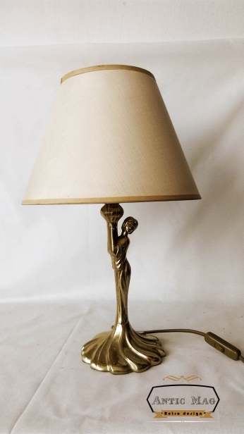 lampa de masa picior din bronz ormolu