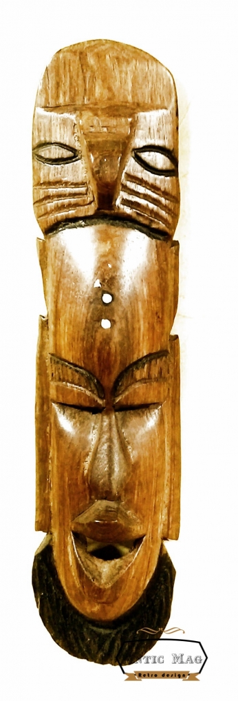 masca africana lemn sculptata