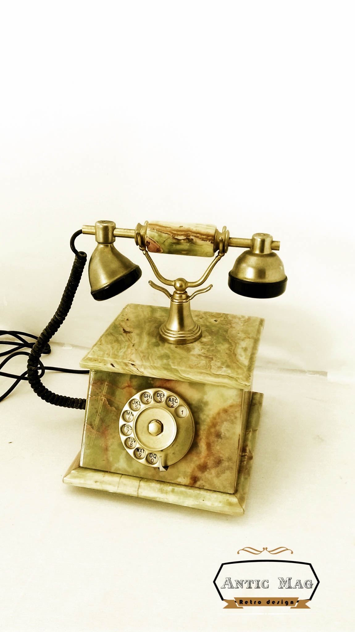 telefon marmura vintage