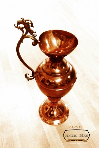 carafa decorativa cupru bronz
